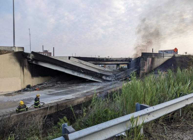 Video From Car Crossing I95 Bridge Shortly Before It Collapsed Goes Viral