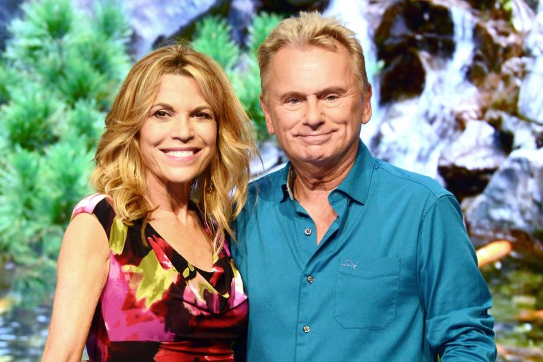 Pat Sajak and Vanna White