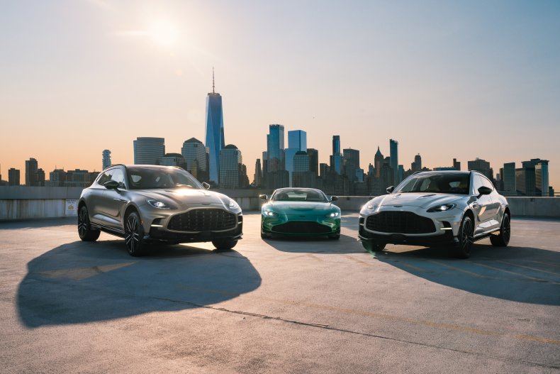 Aston Martins in New York