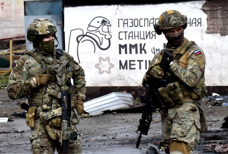 Russian Servicemen in Mariupol 