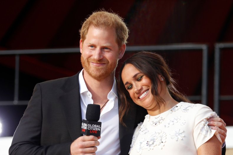 Prince Harry and Meghan Hug