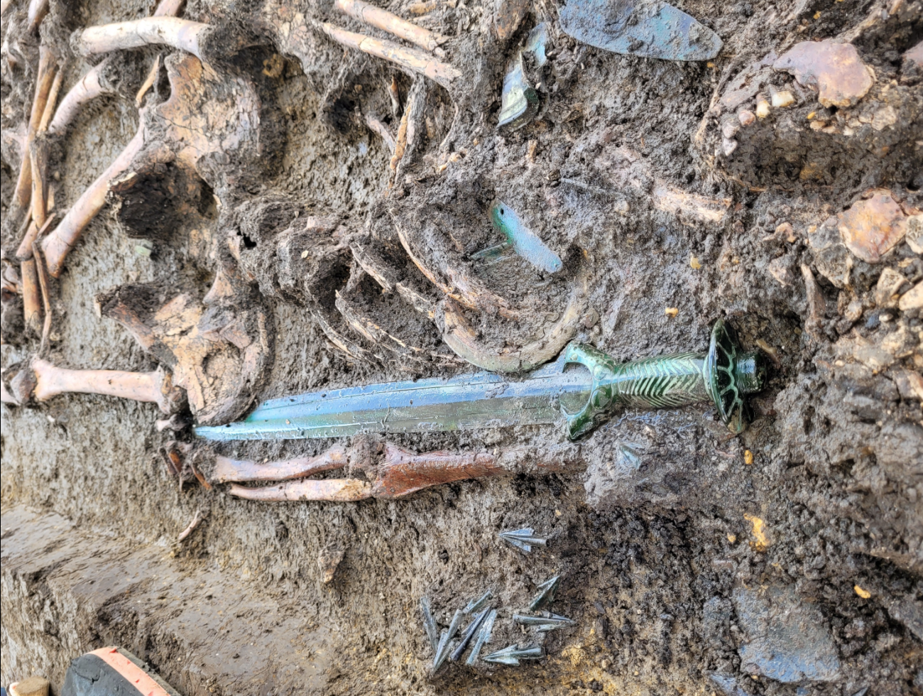 Archaeologists Discover Exceptionally Well-Preserved 3,000-Year-Old Sword