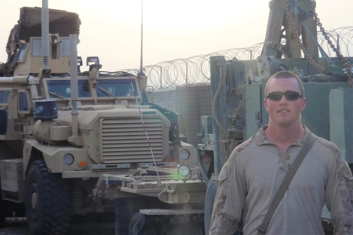 Cole Lyle in Afghanistan in 2011