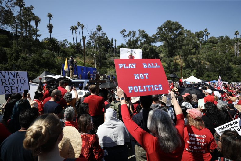 LA Dodgers Protests