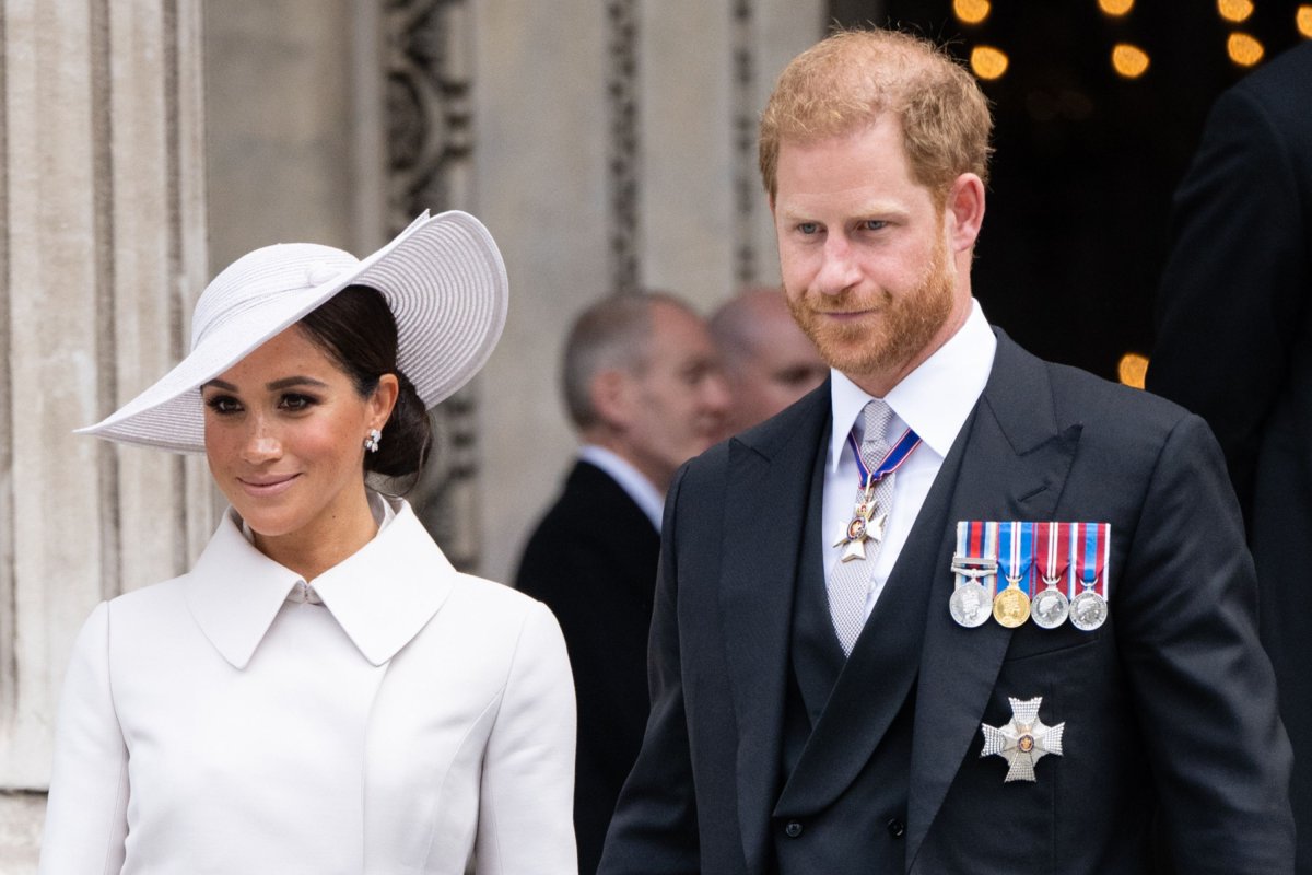 Meghan Markle and Prince Harry at Jubilee