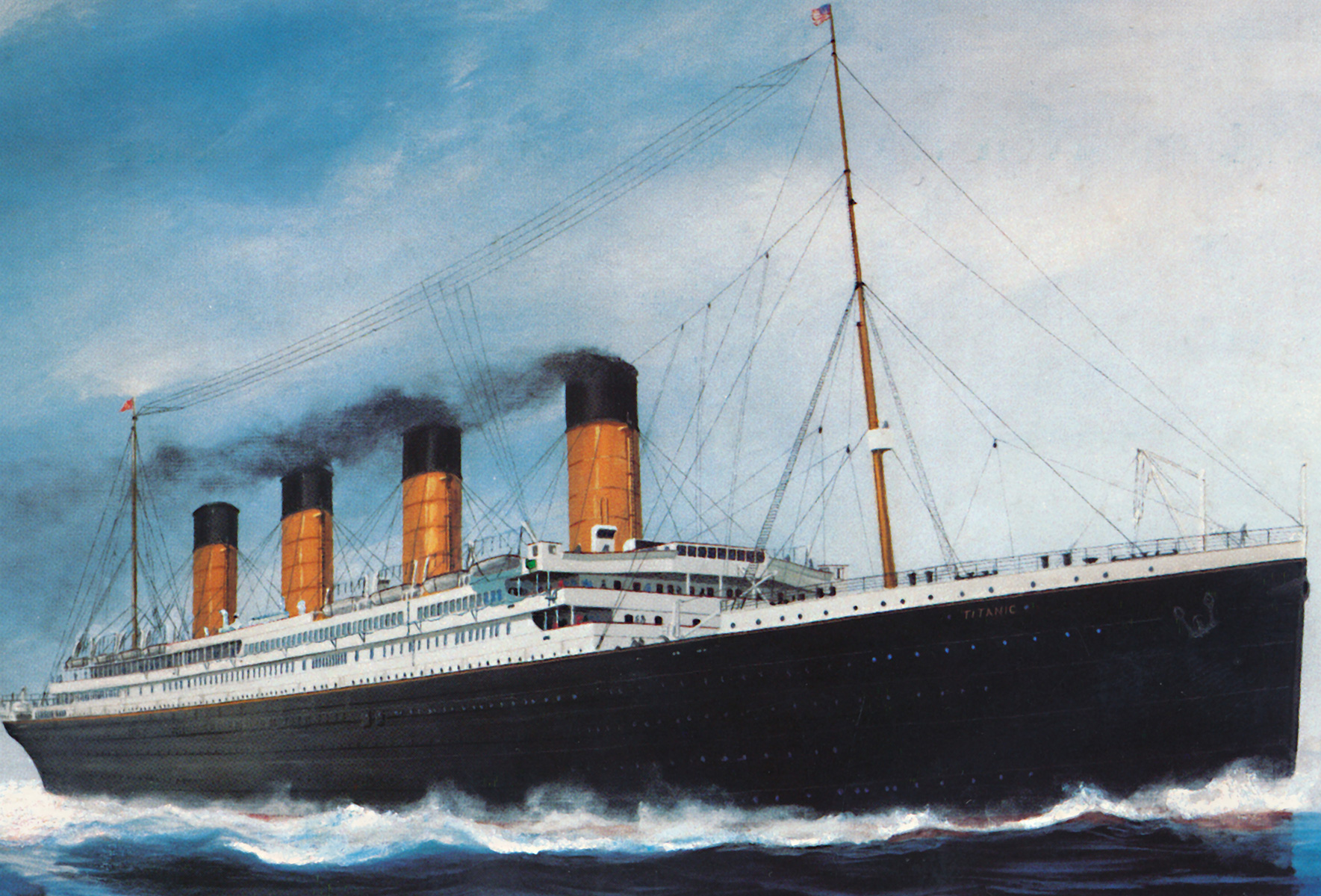 Colour Post Card Titanic 