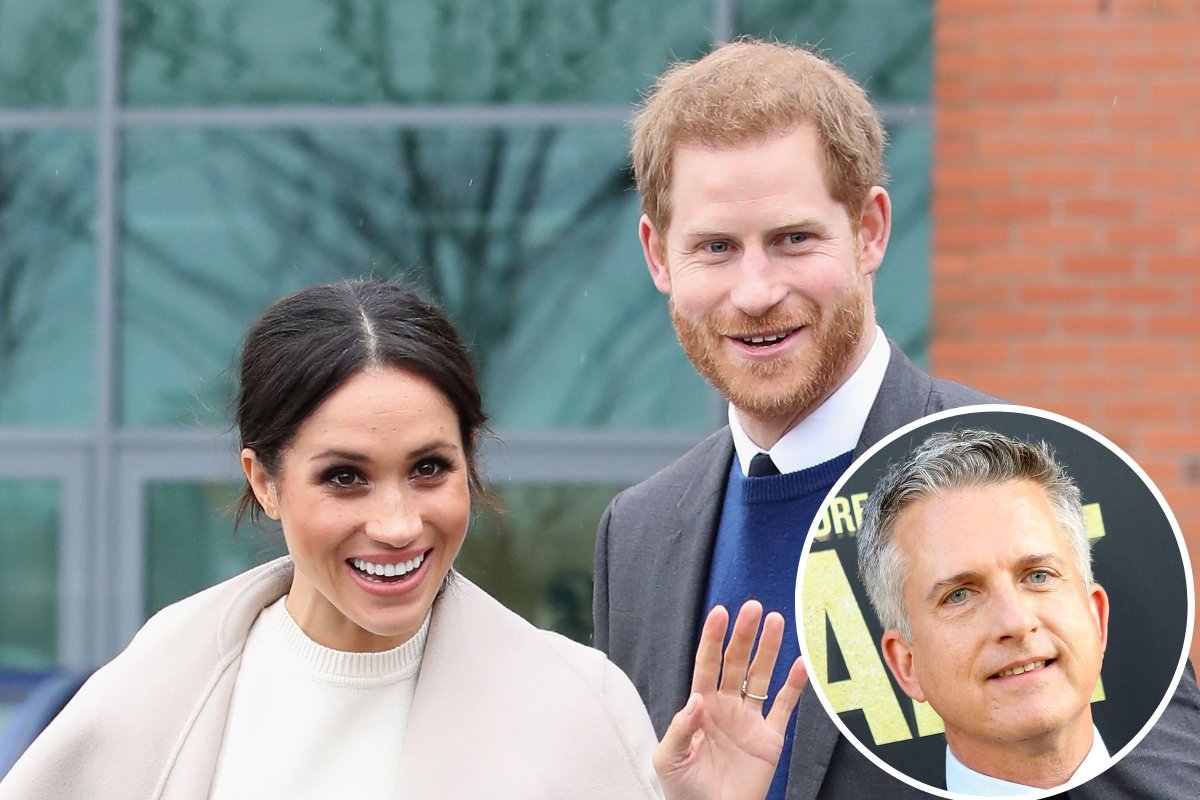 Prince Harry, Meghan and Bill Simmons