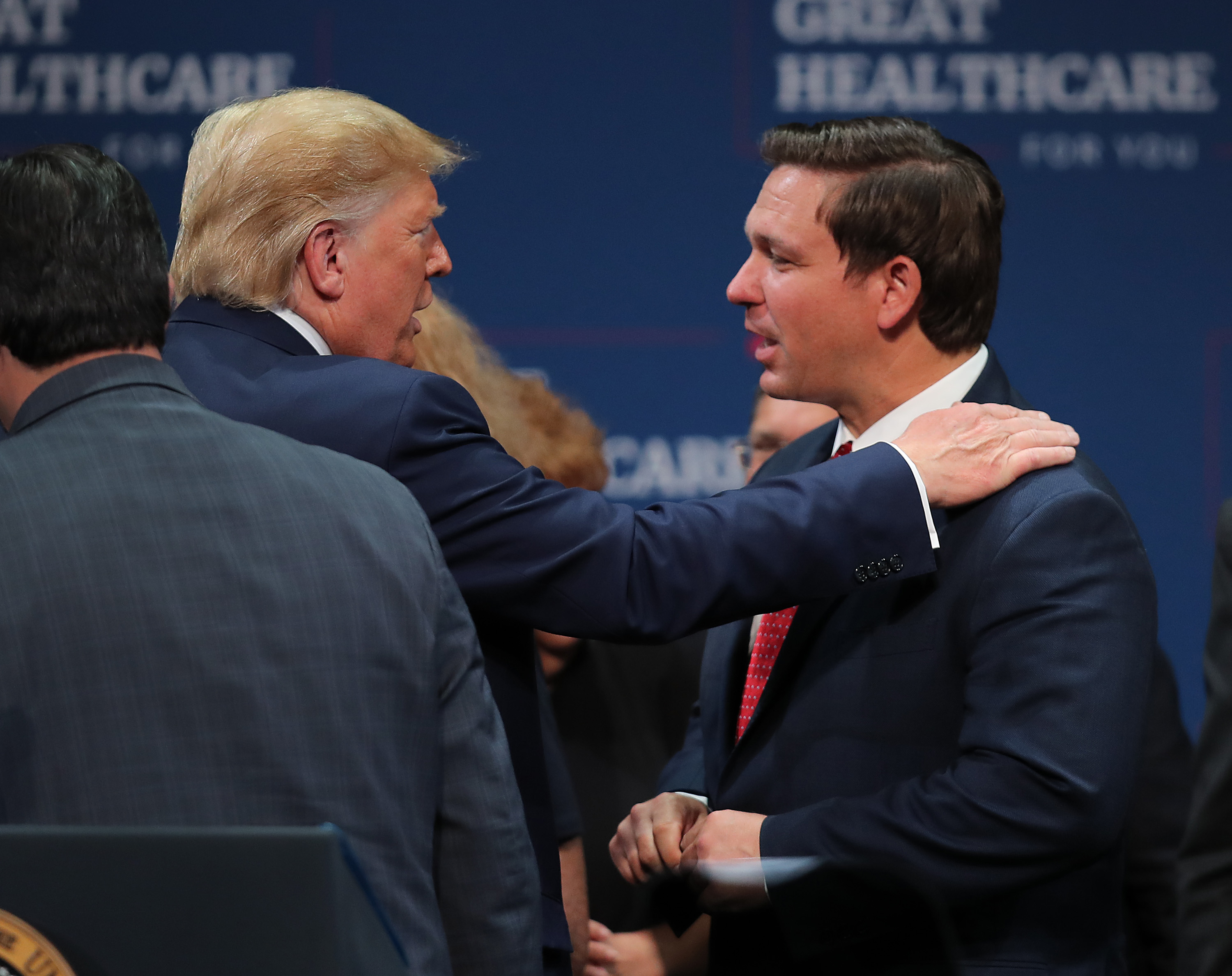 Trump Explains 'Ron DeSanctimonious' Nickname For Ron DeSantis - Newsweek