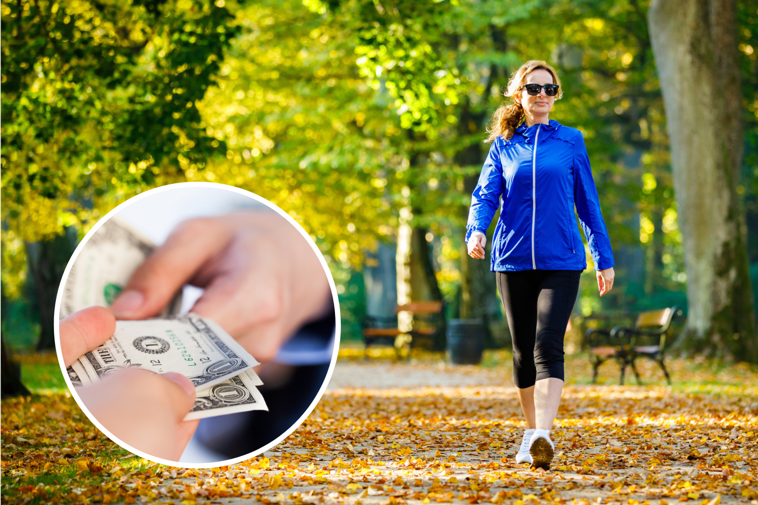 You can get paid ten thousand dollars to walk 10,000 steps in a day
