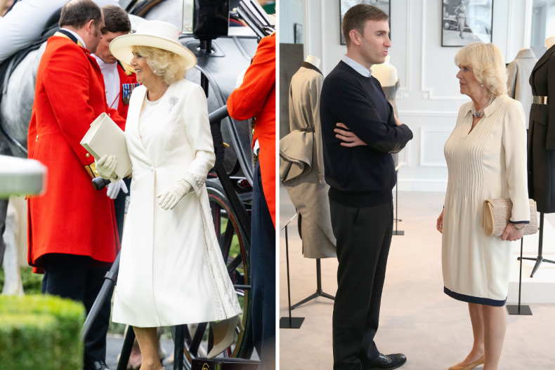 Queen Camilla and Christian Dior
