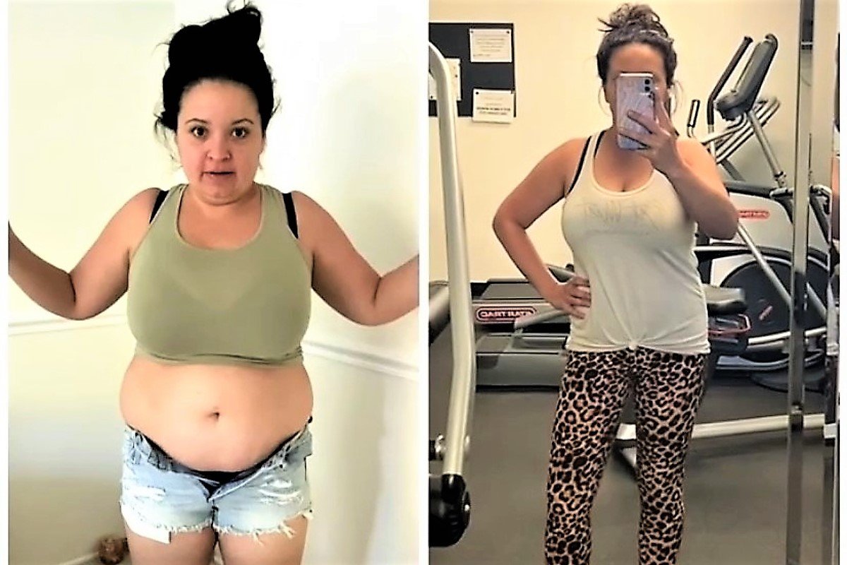Courtney Luna weight loss from carnivore diet