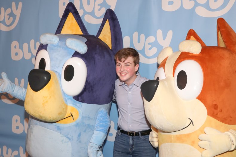 Premiere of the characters of Iain Armitage and Bluey