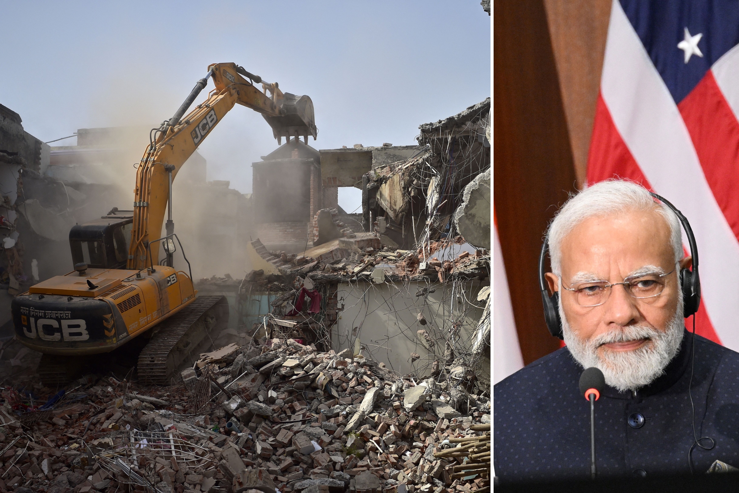Modi’s thugs bulldozed my home. Biden should shun him