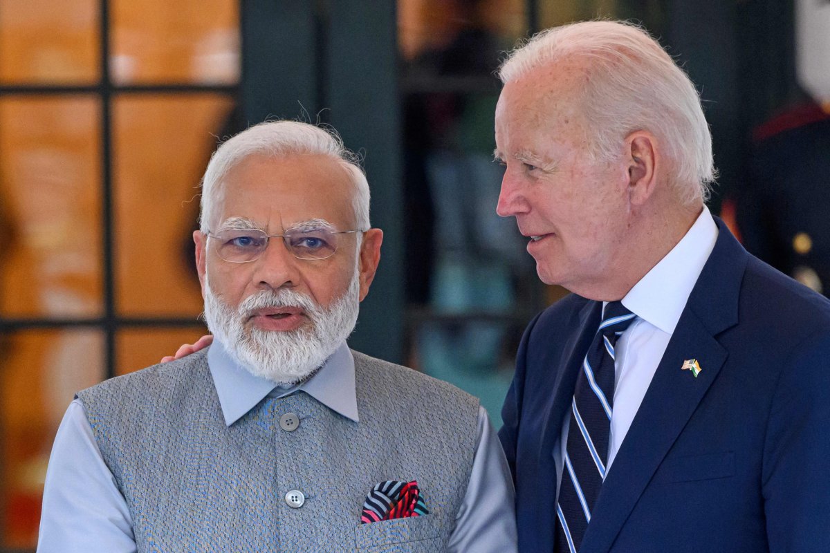 Joe Biden meets Narendra Modi