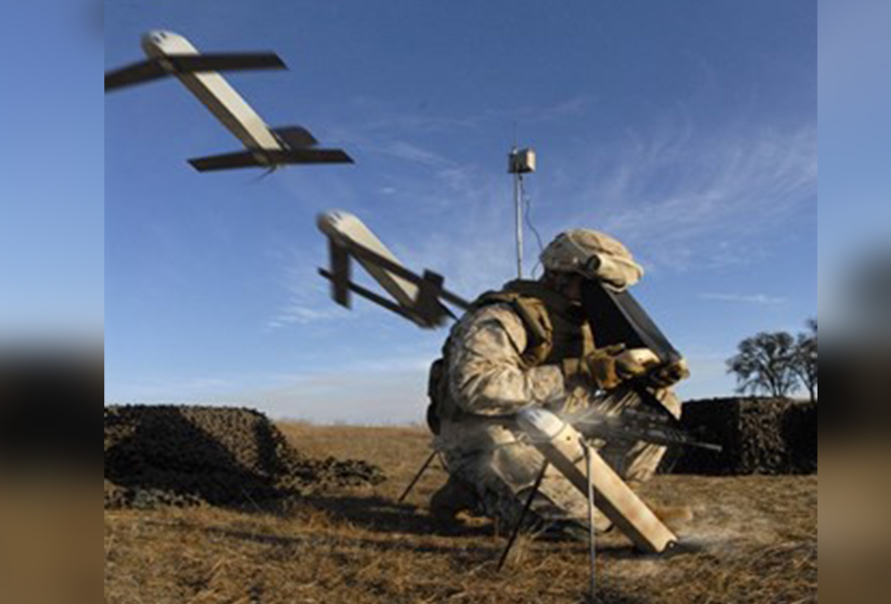 Military drones best sale in action