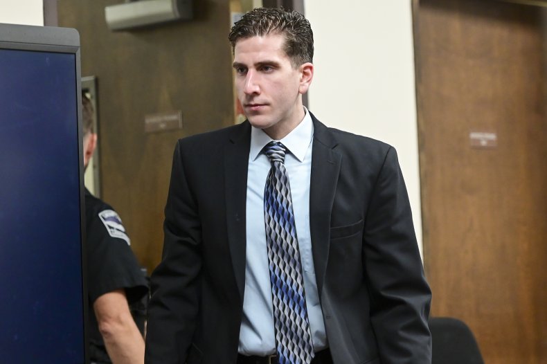 Defendant Bryan Kohberger enters the courtroom