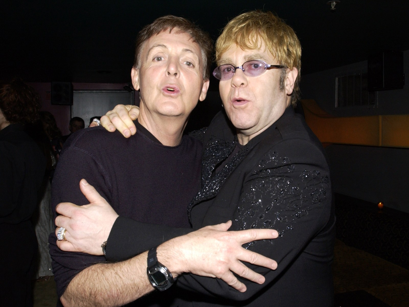 Clip of Paul McCartney Taking Video of Elton John at Glastonbury Goes Viral