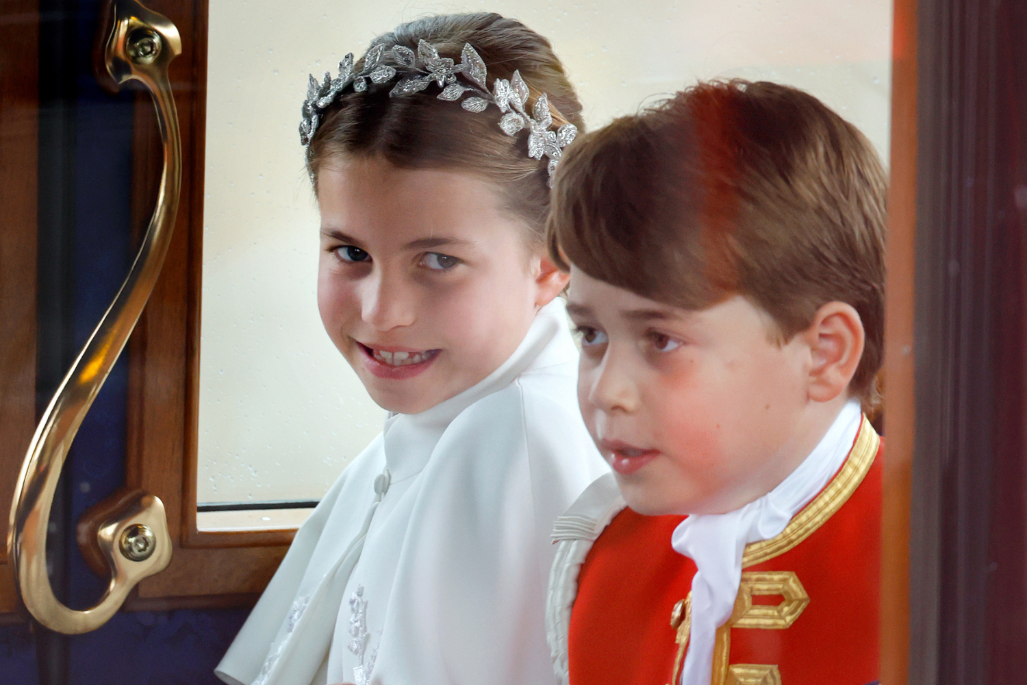 Princess Charlotte’s reaction to Prince George’s coronation role goes viral