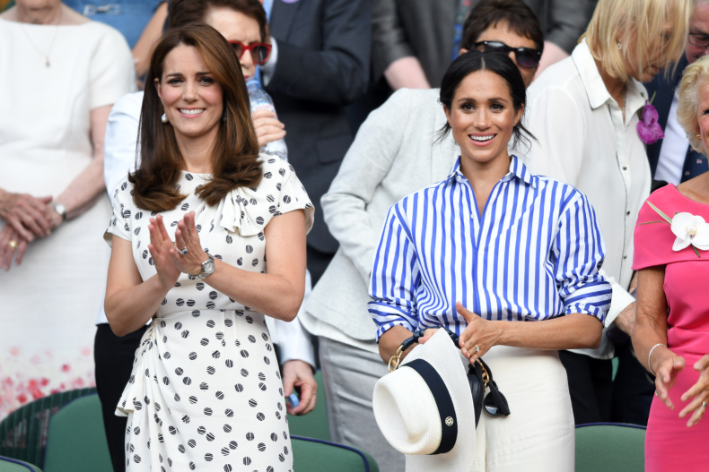 Kate Middleton and Meghan Markle Wimbledon 2018