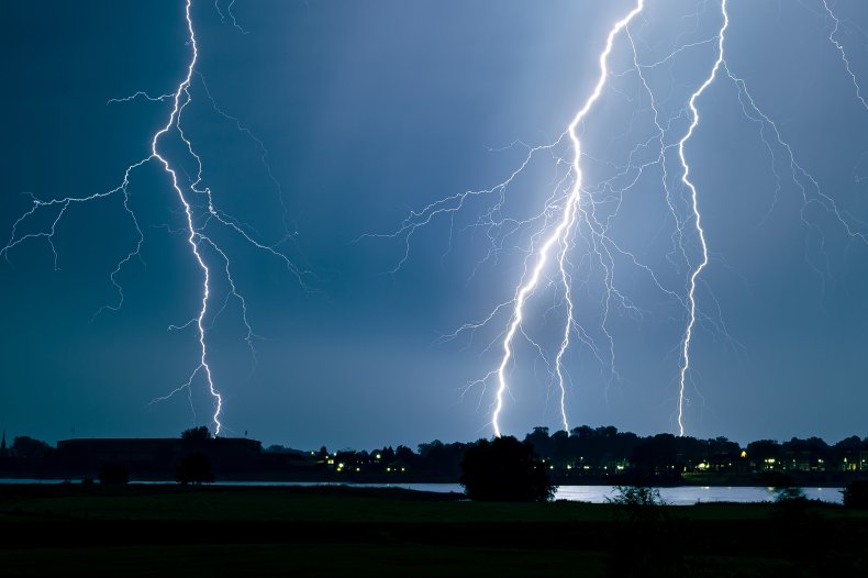 lightning strikes