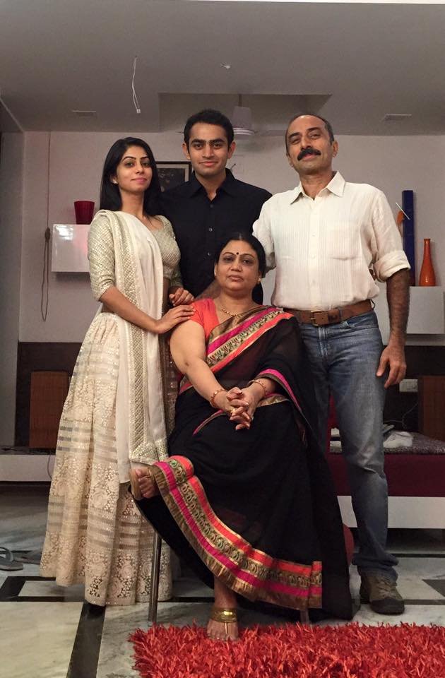 Sanjiv Bhatt and his family 
