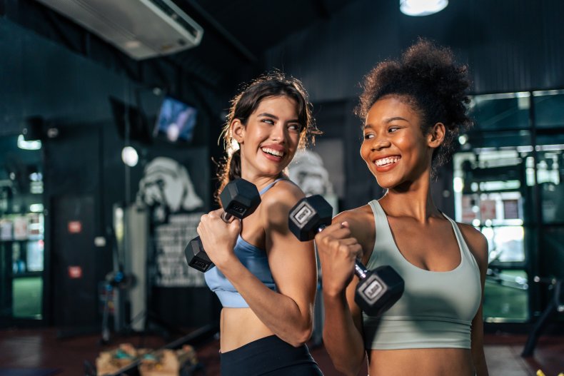 Women in the gym