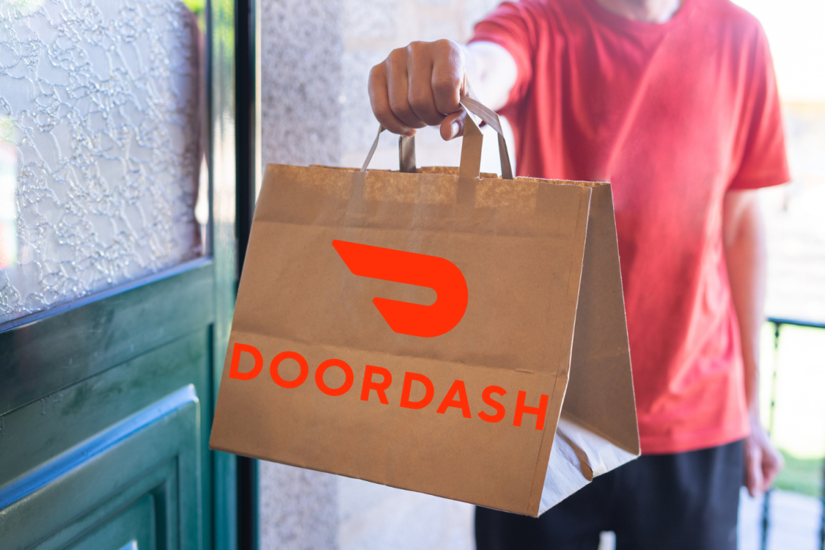 Doordash bag mockup