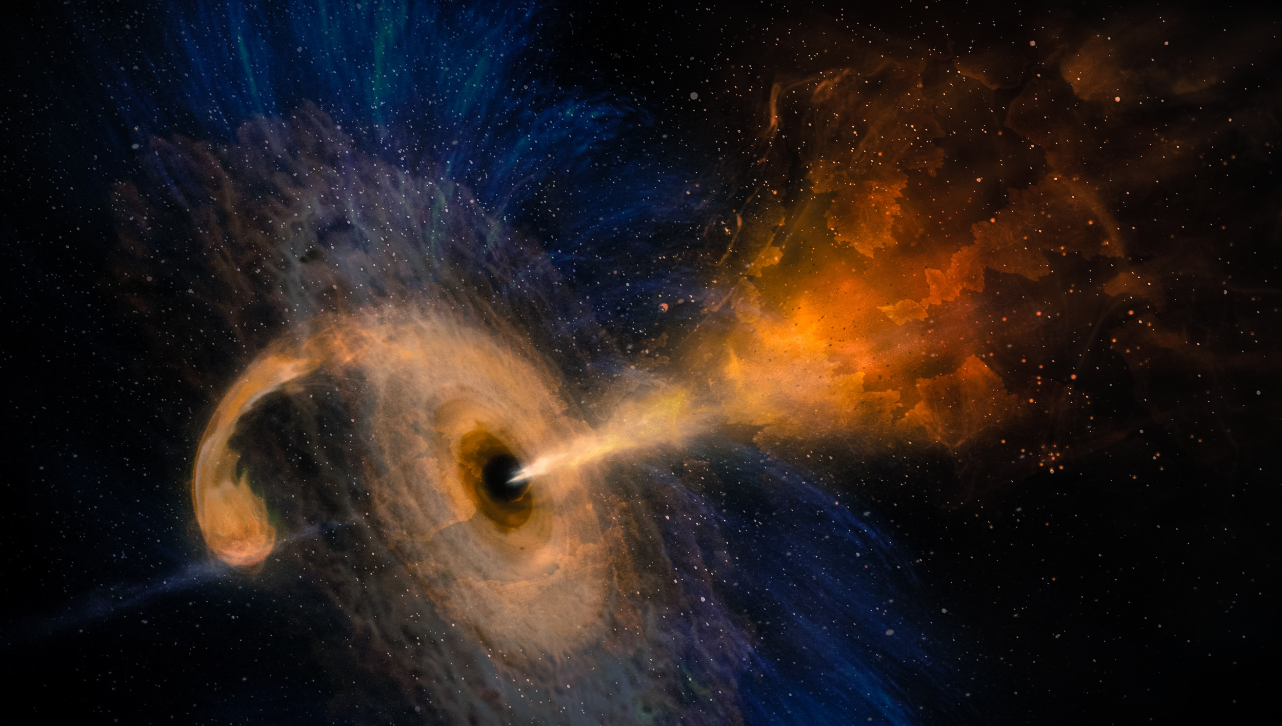 Active Supermassive Black Hole Formed Soon After the Big Bang ...