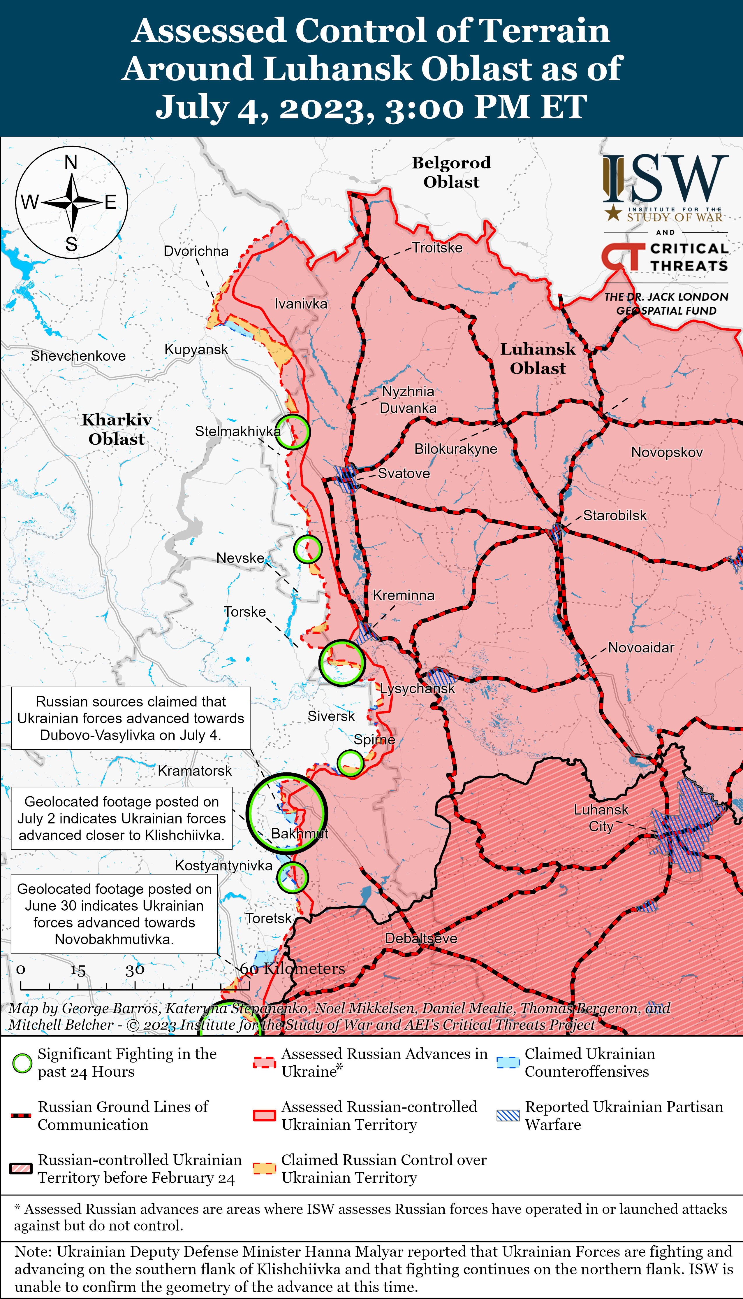 Ukraine Maps Show Contrasting Counteroffensives Against Russian Forces