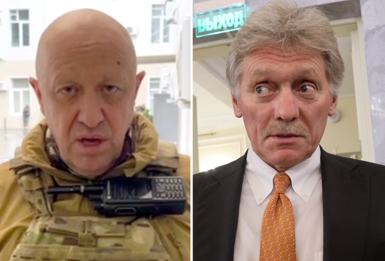 Comp, Yevgeny Prigozhin and Dmitry Peskov