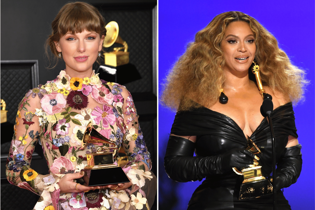 Taylor Swift and Beyonce grammy awards