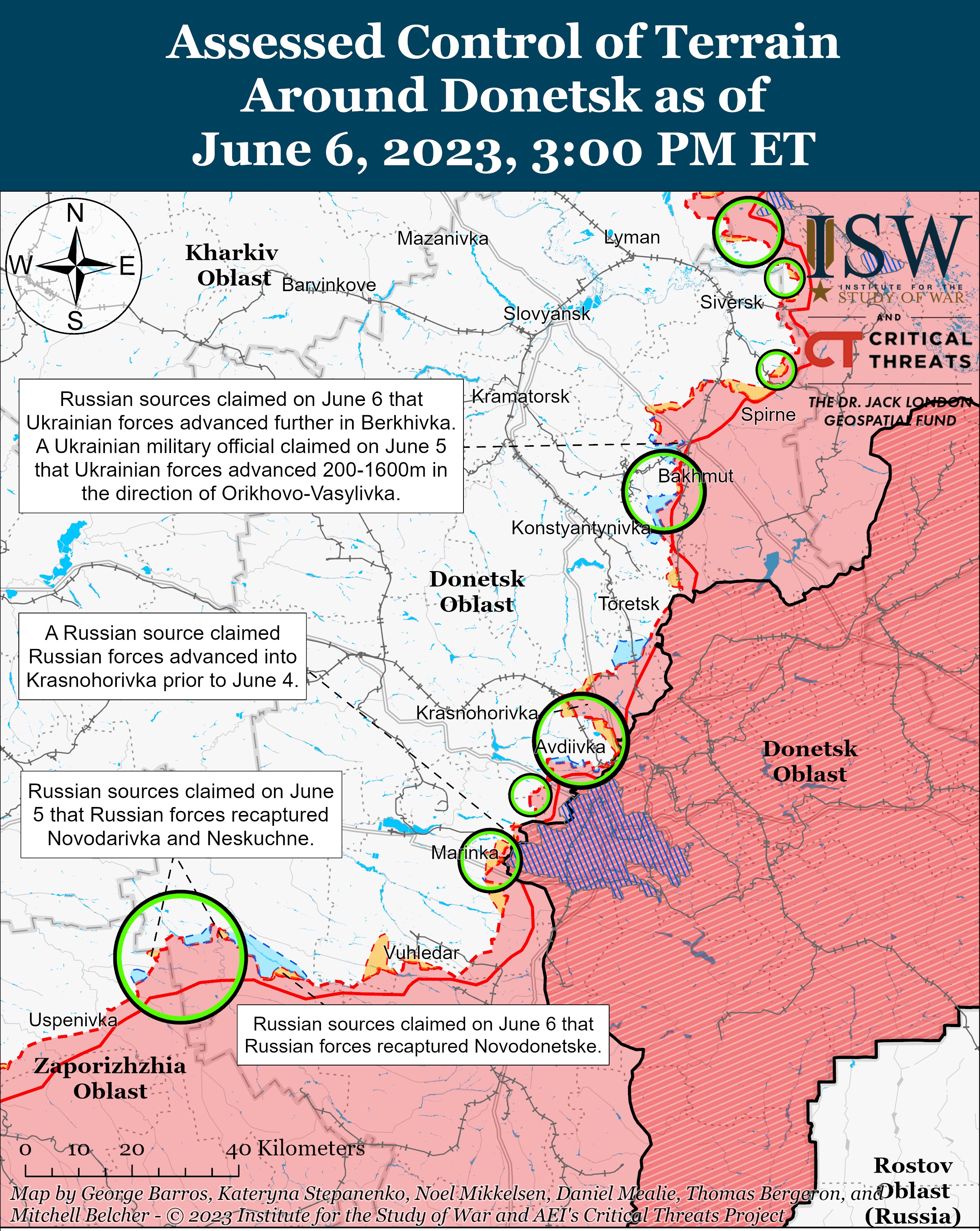 Ukraine Maps Show Contrasting Counteroffensives Against Russian Forces