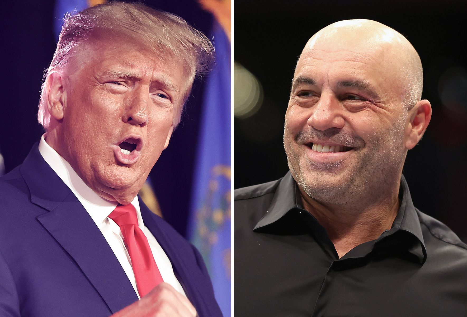 Video of Donald Trump Shaking Joe Rogan's Hand at UFC Fight Goes Viral