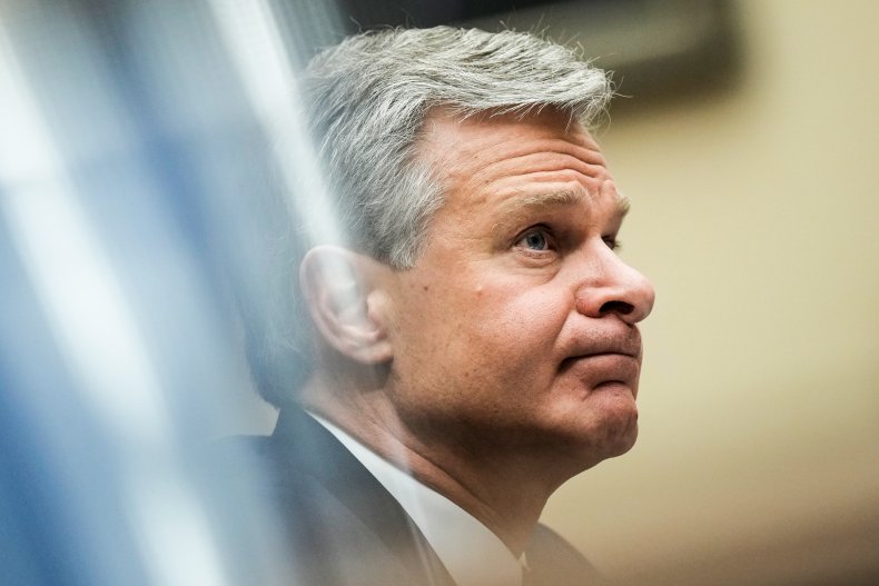FBI Director Wray Shuts Down Rep. HagemanAccusation