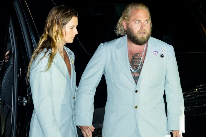 Sarah Brady and Jonah Hill before split