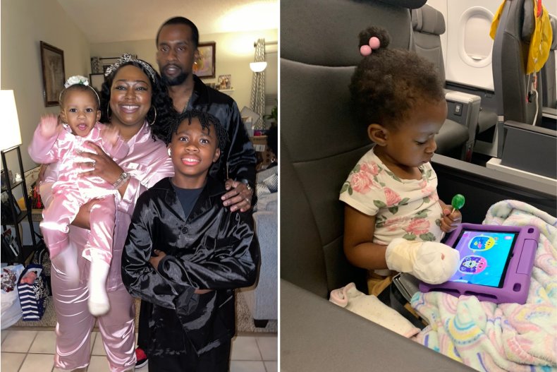 traveling Je'Don's child had her finger ripped