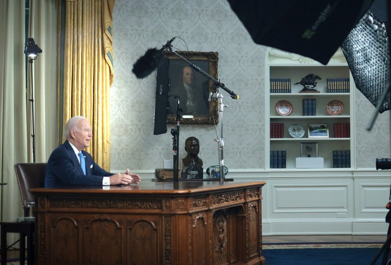 Joe Biden Delivers a Nationally Televised Address