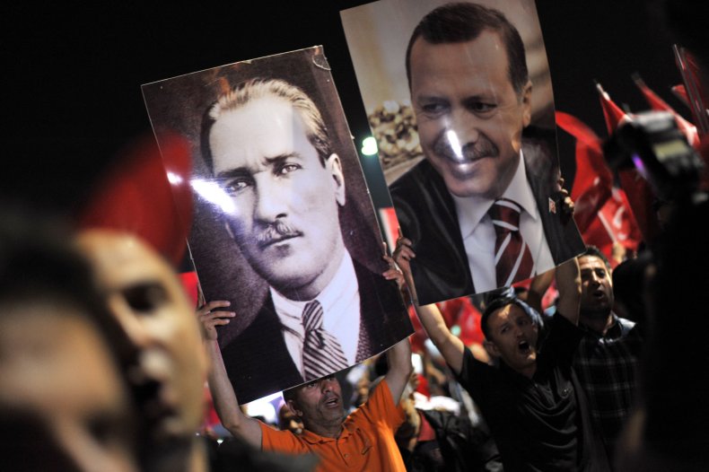 Supporters of Erdogan