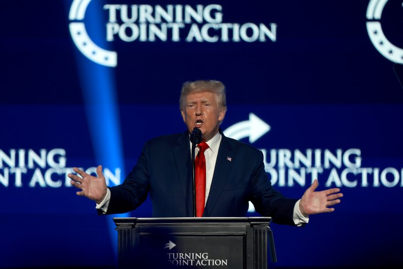 Donald Trump at Turning Point Action 