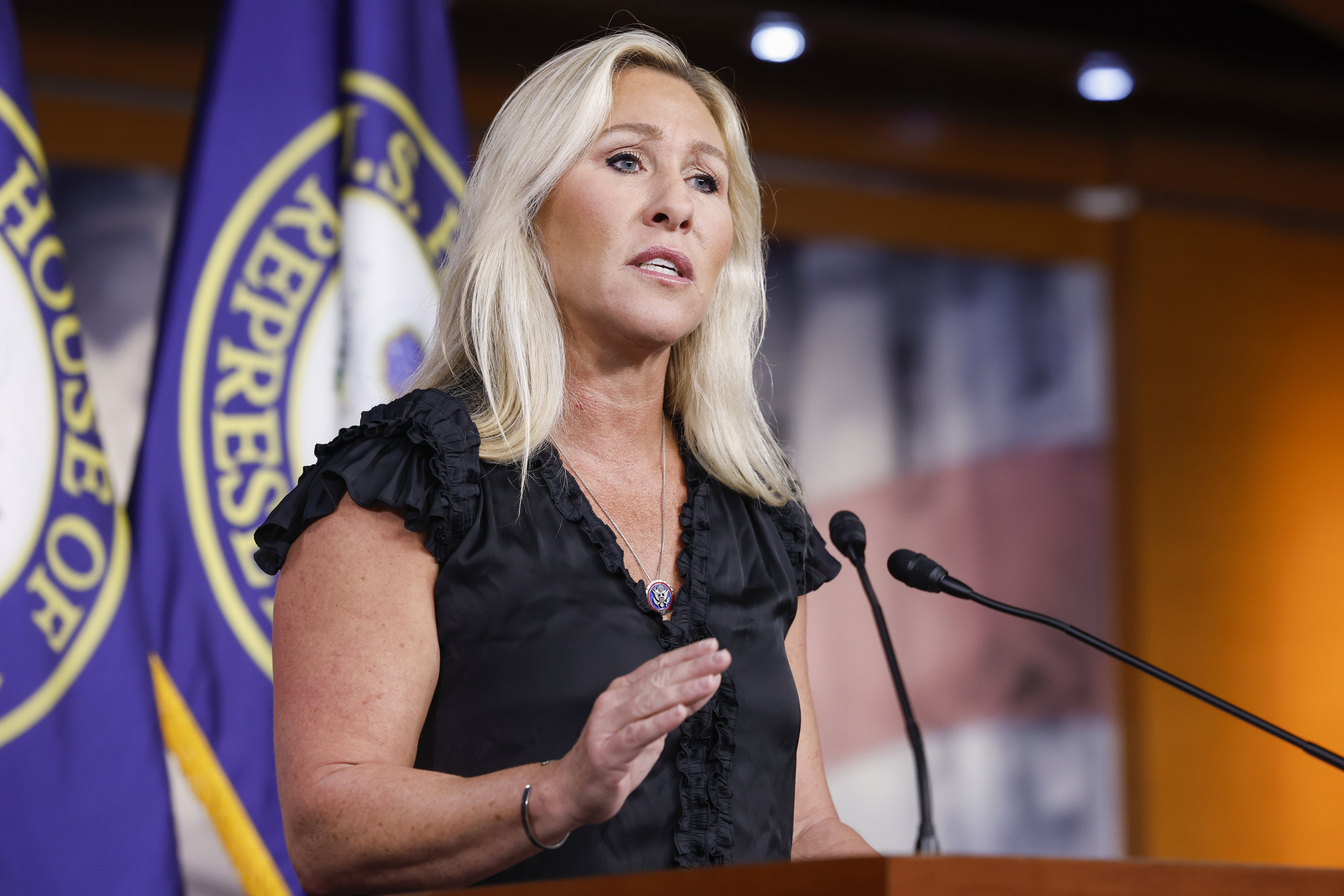 Marjorie Taylor Greene Set for Awkward Showdown With House Freedom Caucus Marjorie Taylor Greene Set for Awkward Showdown With House Freedom Caucus