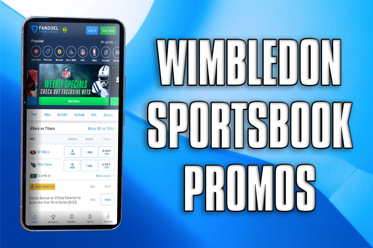 Wimbledon Sportsbook Promos for Men's Final AlcarazDjokovic