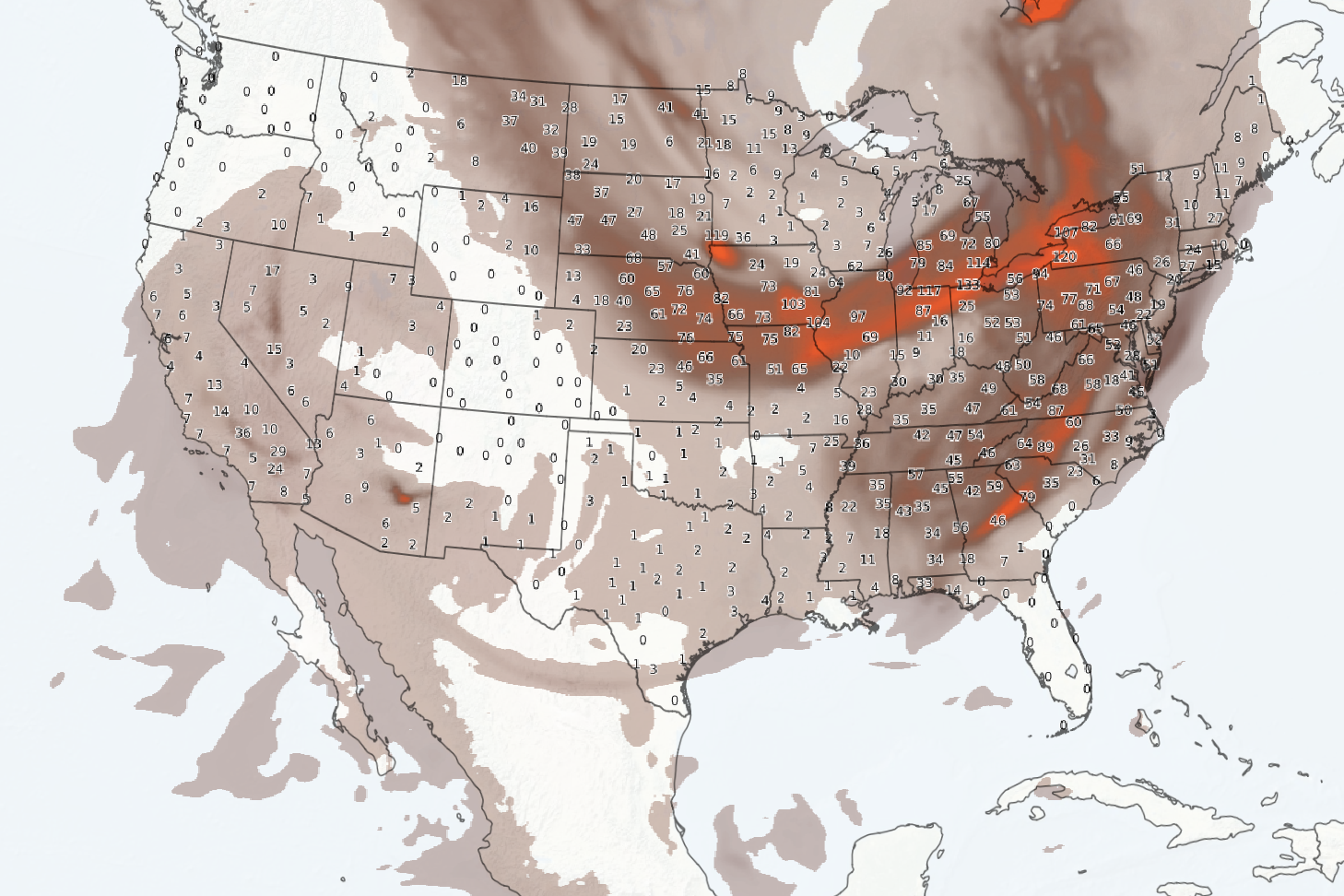 Wildfire Smoke Map Reveals Where It Is Spreading Across U.S.