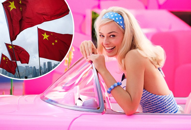 Composite, Barbie the Movie and Chinese Flags