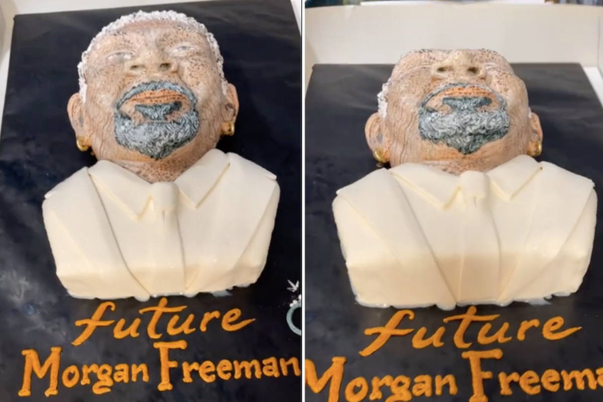 Morgan Freeman cake
