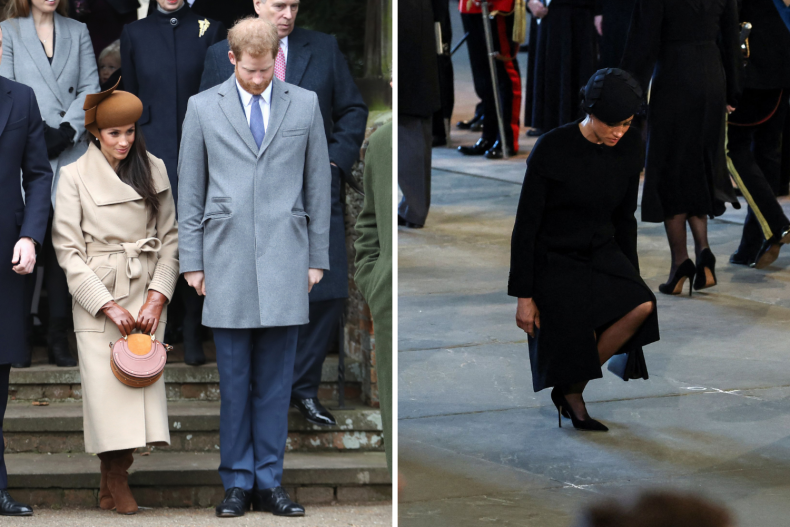 Meghan Markle Curtsies