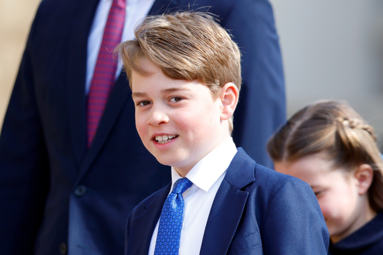 Prince George at Windsor Castle for Easter