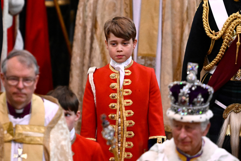 Prince George coronation paper