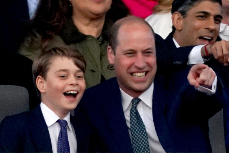 Prince George and Prince William Coronation Concert