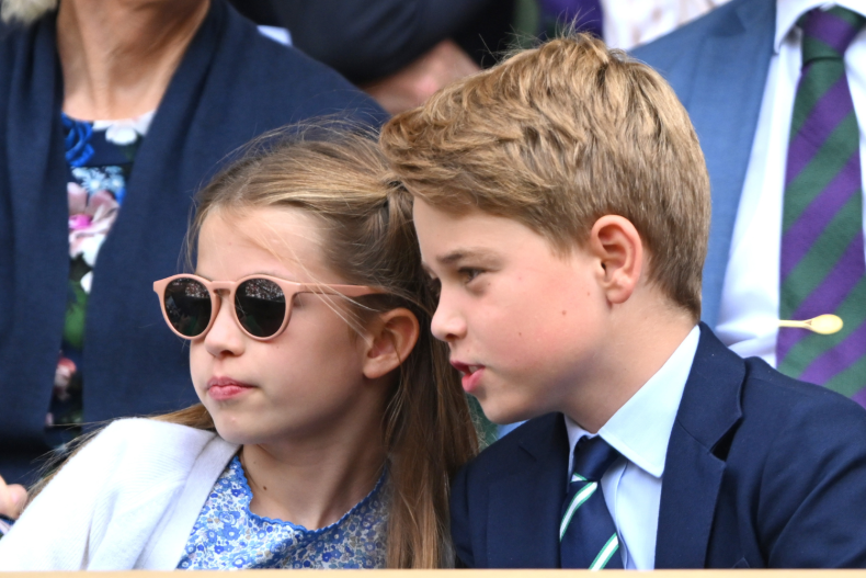 Prince George and Princess Charlotte Wimbledon 2023