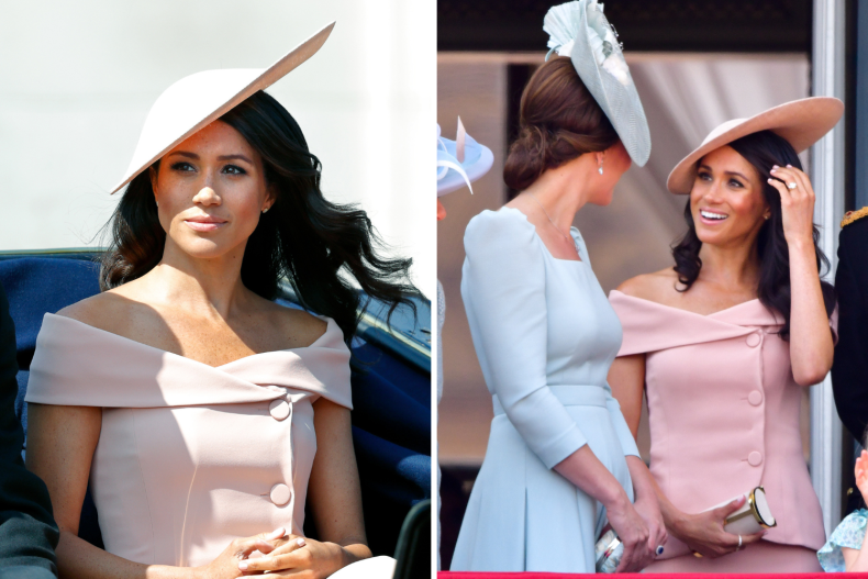 Meghan Markle Pink Trooping the Colour Look